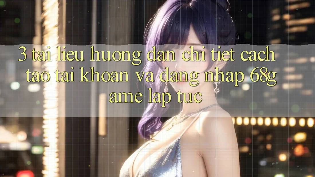 3. Tài liệu hướng dẫn Chi Tiết Cách Tạo tài khoản Và Đăng Nhập 68game Lập tức 3. Tài liệu hướng dẫn Chi Tiết Cách Tạo tài khoản Và Đăng Nhập 68game Lập tức