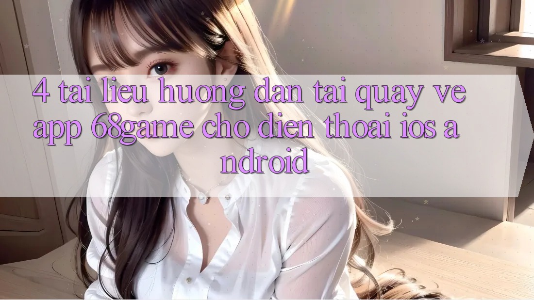 4. Tài liệu hướng dẫn Tải quay về App 68game Cho Điện Thoại (iOS & Android)