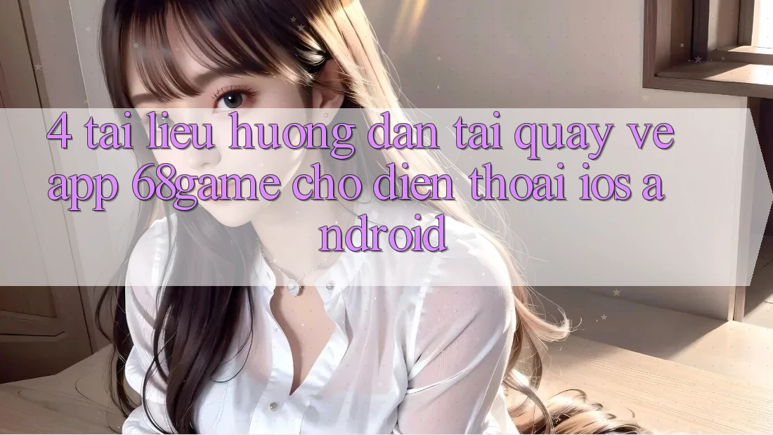 4. Tài liệu hướng dẫn Tải quay về App 68game Cho Điện Thoại (iOS & Android)