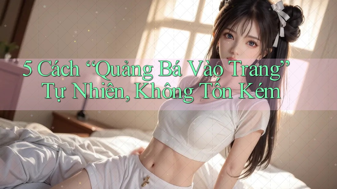 5 Cách “Quảng Bá Vào Trang” Tự Nhiên, Không Tốn Kém