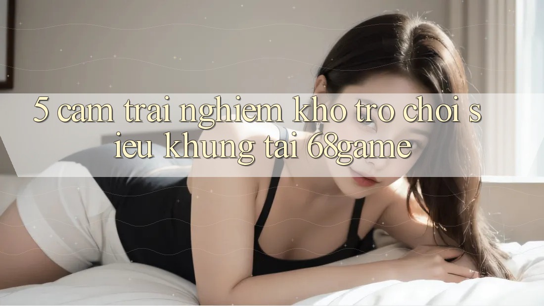 5. Cảm trải nghiệm Kho Trò Chơi Siêu Khủng Tại 68game 5. Cảm trải nghiệm Kho Trò Chơi Siêu Khủng Tại 68game