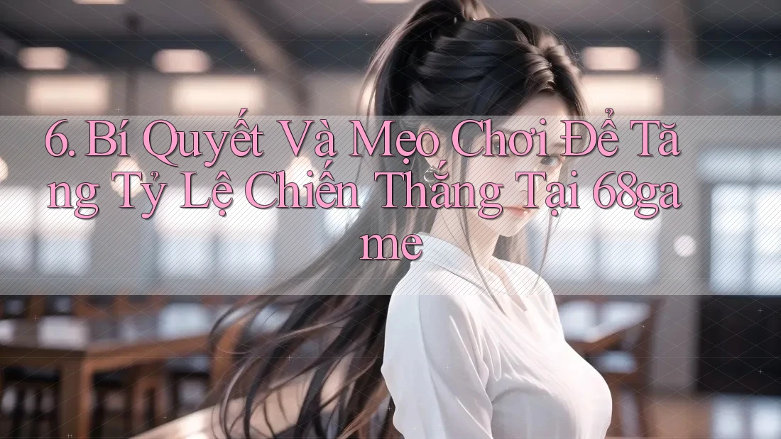 6. Bí Quyết Và Mẹo Chơi Để Tăng Tỷ Lệ Chiến Thắng Tại 68game