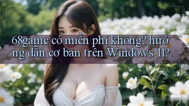 68game có miễn phí không hướng dẫn cơ bản trên Windows 11