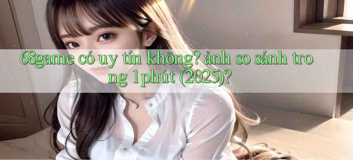 68game có uy tín không ảnh so sánh trong 1 phút (2025)