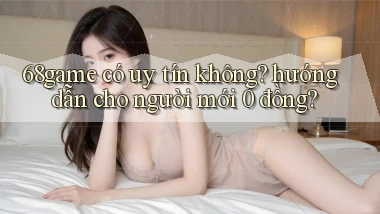 68game có uy tín không hướng dẫn cho người mới 0 đồng
