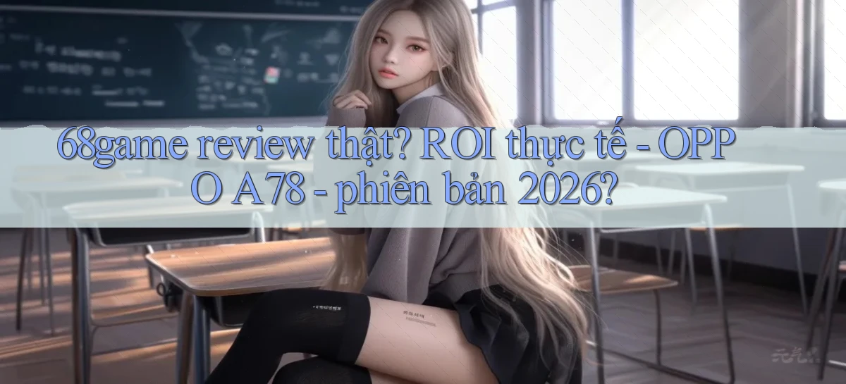 68game review thật ROI thực tế   OPPO A78   phiên bản 2026