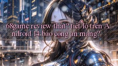 68game review thật tiết lộ trên Android 14 báo công an mạng
