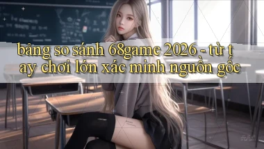bảng so sánh 68game 2026   từ tay chơi lớn xác minh nguồn gốc