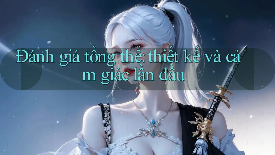Đánh giá tổng thể: thiết kế và cảm giác lần đầu Đánh giá tổng thể: thiết kế và cảm giác lần đầu