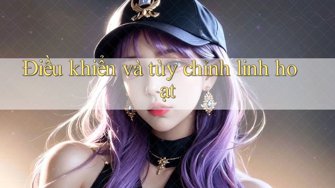 Điều khiển và tùy chỉnh linh hoạt