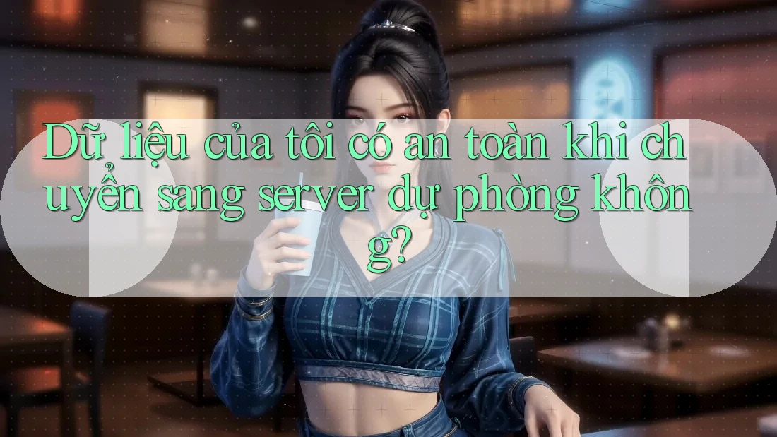 Dữ liệu của tôi có an toàn khi chuyển sang server dự phòng không?