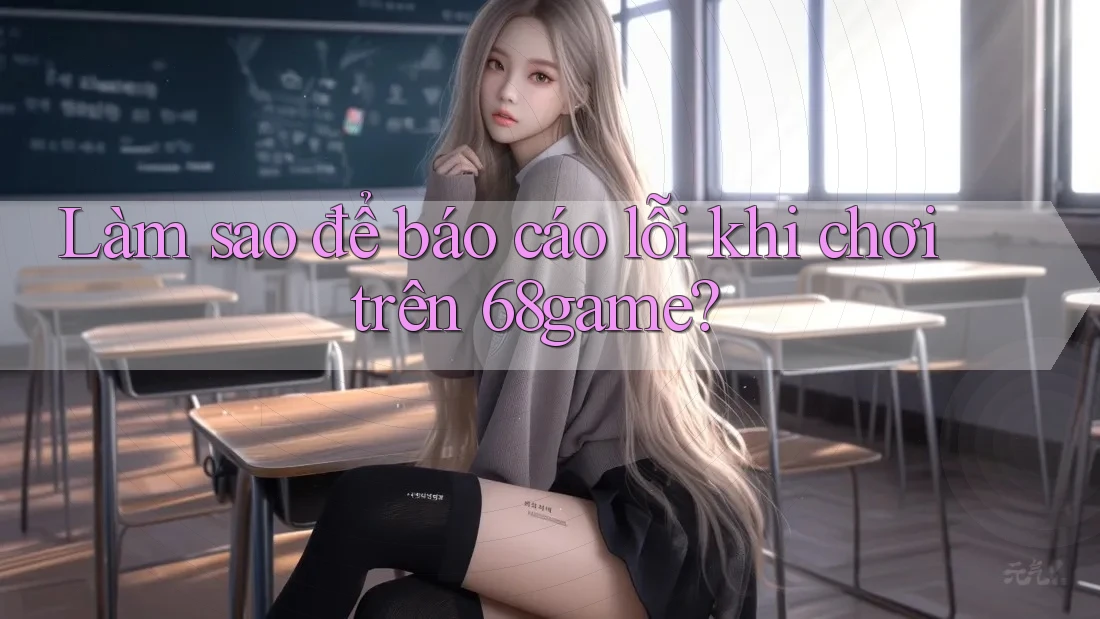 Làm sao để báo cáo lỗi khi chơi trên 68game?