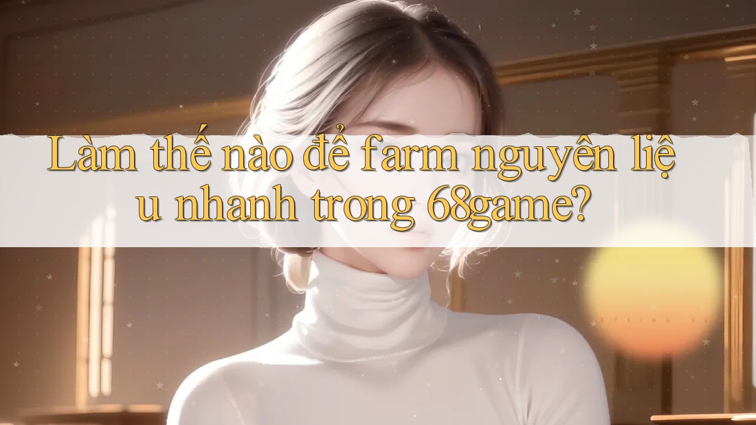 Làm thế nào để farm nguyên liệu nhanh trong 68game?