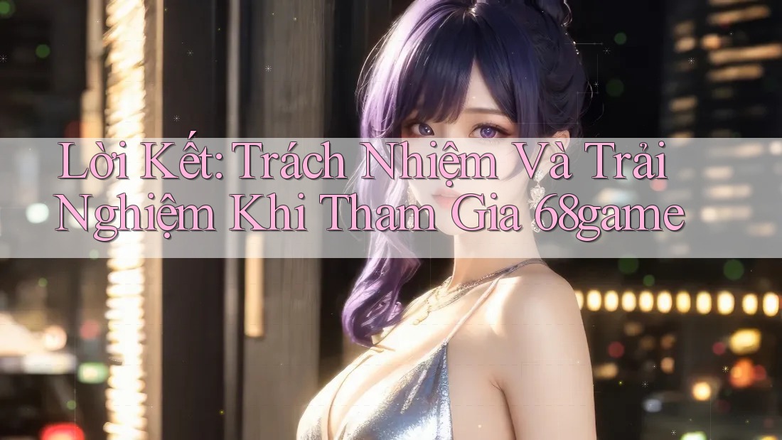 Lời Kết: Trách Nhiệm Và Trải Nghiệm Khi Tham Gia 68game Lời Kết: Trách Nhiệm Và Trải Nghiệm Khi Tham Gia 68game