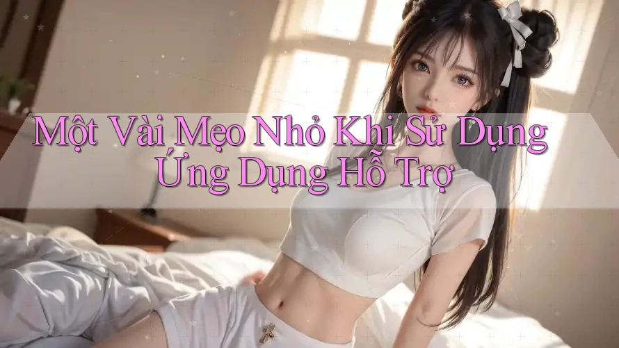 Một Vài Mẹo Nhỏ Khi Sử Dụng Ứng Dụng Hỗ Trợ
