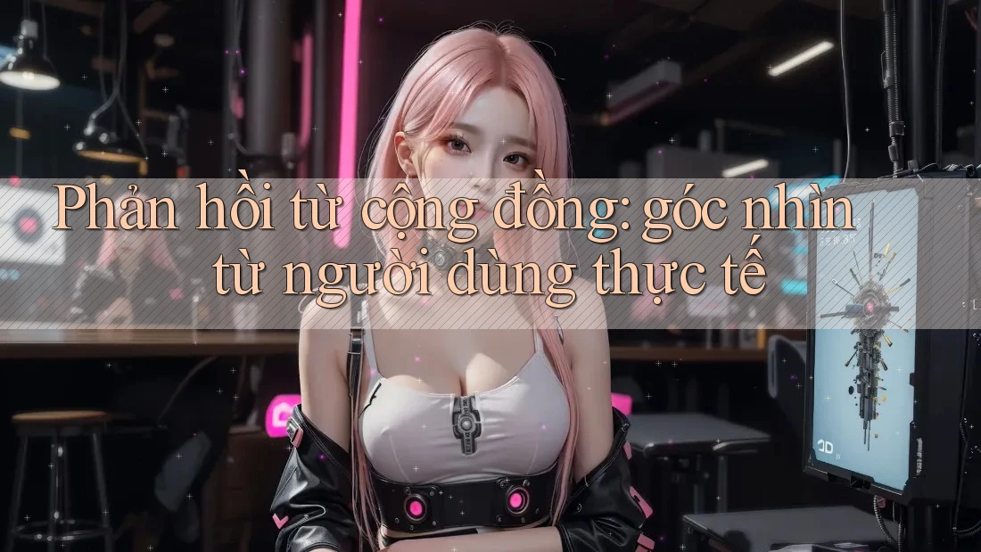 Phản hồi từ cộng đồng: góc nhìn từ người dùng thực tế