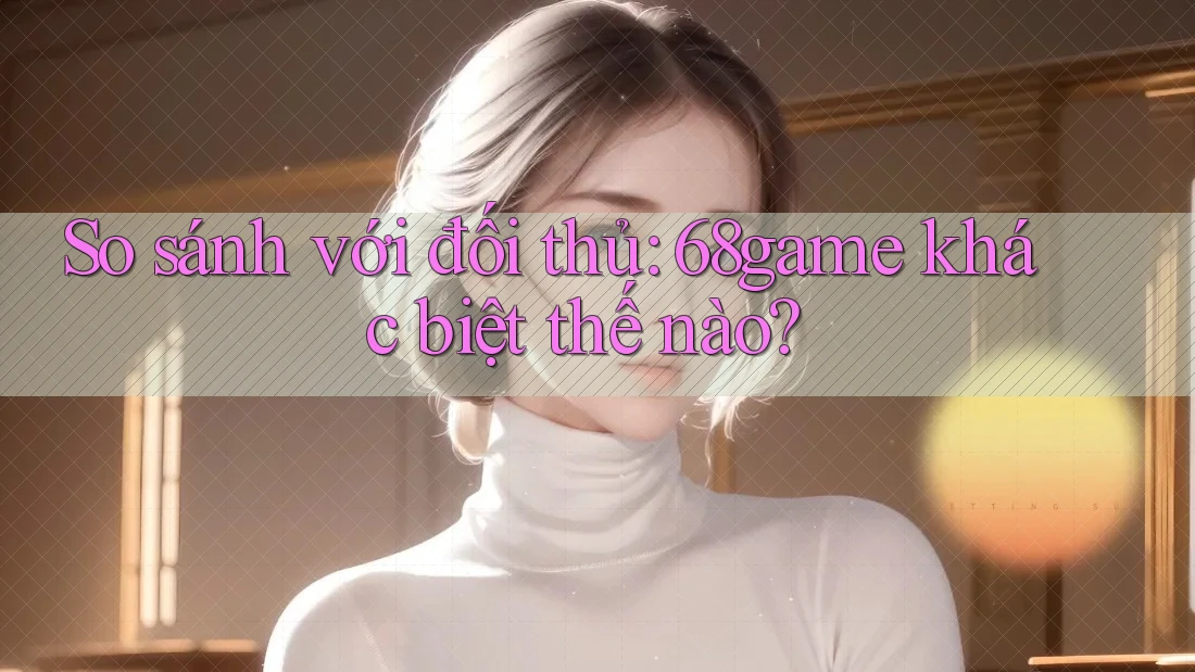 So sánh với đối thủ: 68game khác biệt thế nào? So sánh với đối thủ: 68game khác biệt thế nào?