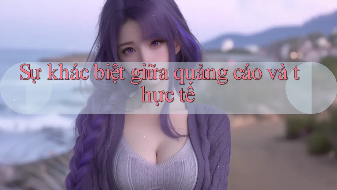 Sự khác biệt giữa quảng cáo và thực tế Sự khác biệt giữa quảng cáo và thực tế