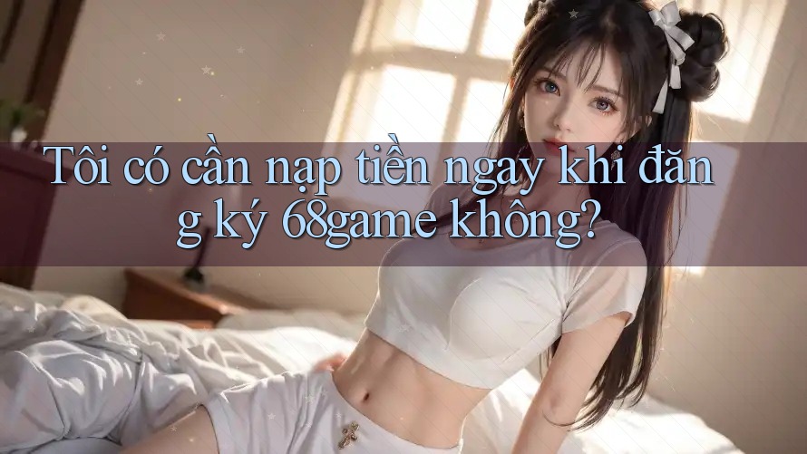 Tôi có cần nạp tiền ngay khi đăng ký 68game không? Tôi có cần nạp tiền ngay khi đăng ký 68game không?
