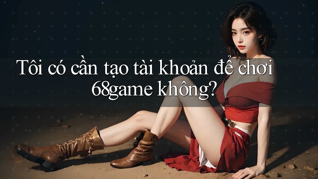 Tôi có cần tạo tài khoản để chơi 68game không?